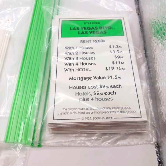 Monopoly Electronic Banking Replacement Property+ Chance+ Chest Cards - Picture 2 of 6